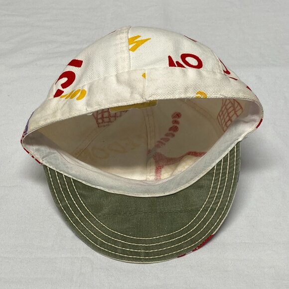 Huntsman Canvas Tennis Wimbledon Cap Hat White 6 7/8 Rare Retro Sportswear USA - Picture 5 of 8